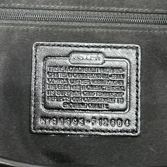 EUC Coach Black Leather Hamilton Handbag/Satchel - Picture 15 of 16